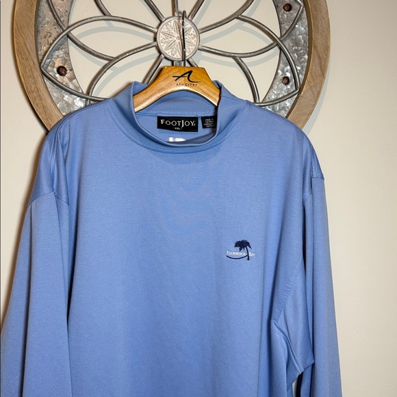 FootJoy Men’s Very Good Quality Light Blue Long Sleeve Shirt, Size XXL EUC! - Picture 2 of 10